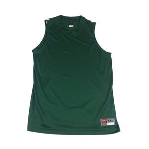 Nike Dri-FIT Team Basketball Jersey Mens 2XL Forest Green Sleeveless V-Neck Tank